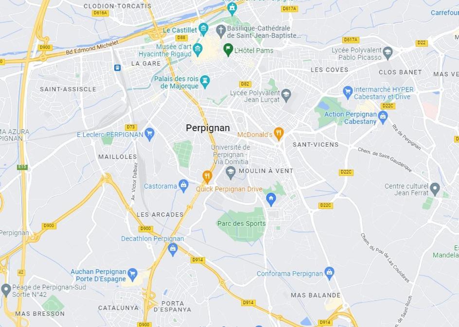 Apartamento T2 30M2 Au Calme, Vue Montagnes, Apercu Mer Perpiñán Exterior foto